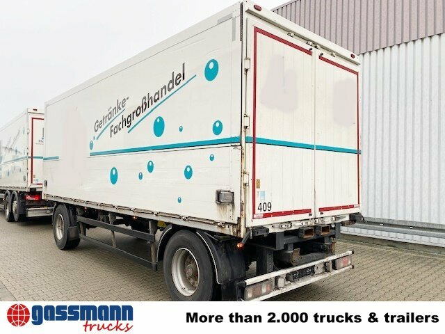 Затворена каросерия ремарке Orten PRASQ 18 Getränkeanhänger, Stapleraufnahme,: снимка 10