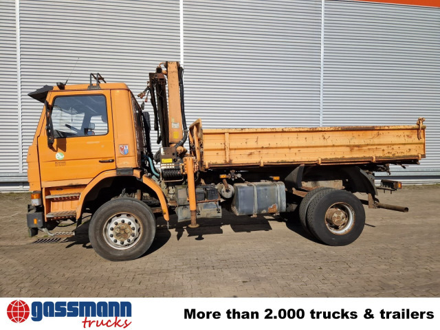 Самосвал камион, Камион с кран Scania 93H 250 4x4 mit Kran Palfinger PK8000,: снимка 9