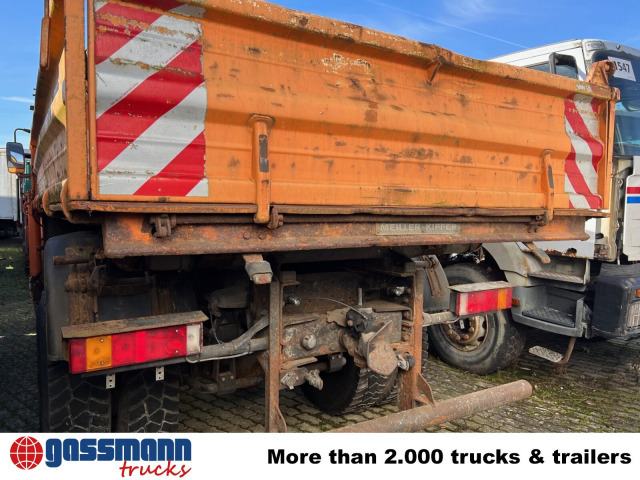 Самосвал камион, Камион с кран Scania 93H 250 4x4 mit Kran Palfinger PK8000,: снимка 13
