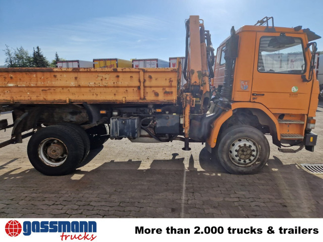 Самосвал камион, Камион с кран Scania 93H 250 4x4 mit Kran Palfinger PK8000,: снимка 10