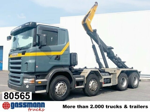 Scania R420 CB 8x4 MNZ, Retarder, Euro4 - Мултилифт с кука камион: снимка 1 Scania R420 CB 8x4 MNZ, Retarder, Euro4 - Мултилифт с кука камион: снимка 1