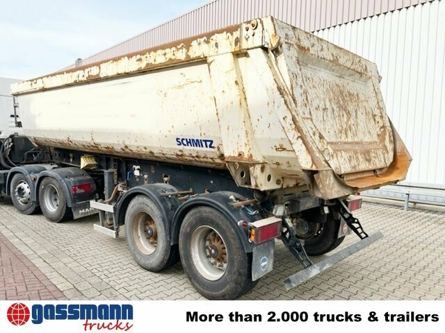 Самосвал полуремарке Schmitz Cargobull SKI 18 SL 7.2, Liftachse, Stahlmulde ca. 24m³: снимка 8