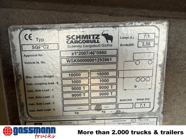 Schmitz Cargobull ZKI 18-4.9, Alu-Bordwände, ca. 10m³ - Самосвал ремарке: снимка 3 Schmitz Cargobull ZKI 18-4.9, Alu-Bordwände, ca. 10m³ - Самосвал ремарке: снимка 3