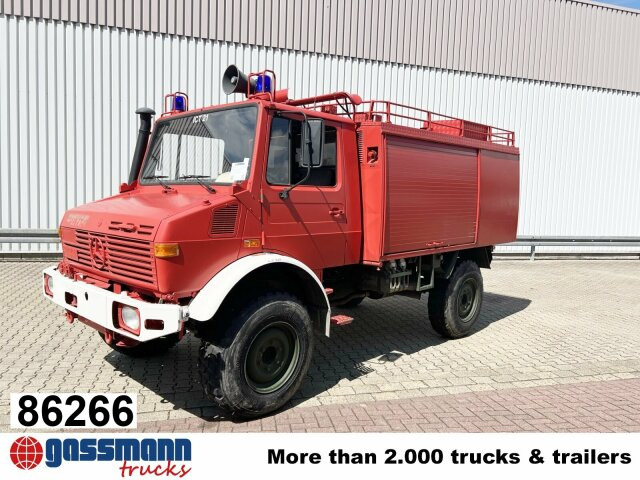 Unimog U 1300 L 435/11 4x4, -Feuerwehr - Пожарна кола: снимка 1 Unimog U 1300 L 435/11 4x4, -Feuerwehr - Пожарна кола: снимка 1
