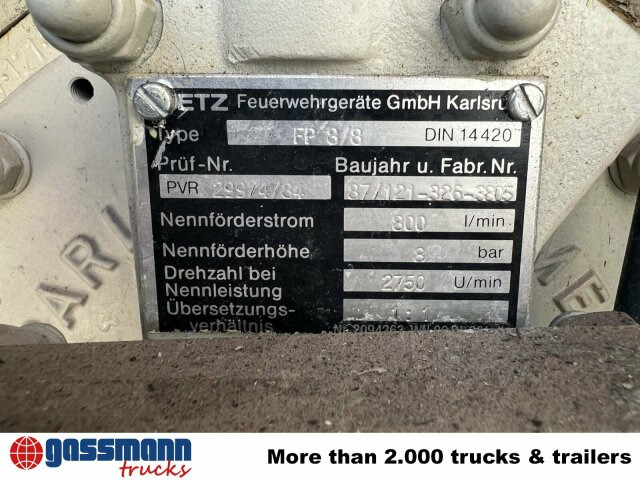 Unimog U 1300 L 435/11 4x4, -Feuerwehr - Пожарна кола: снимка 2 Unimog U 1300 L 435/11 4x4, -Feuerwehr - Пожарна кола: снимка 2