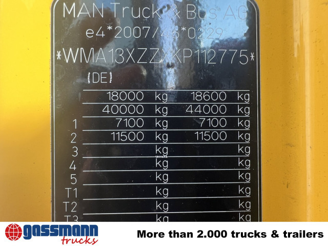 Влекач MAN TGX 18.500 4X2 LLS, Retarder, Vollumer: снимка 13