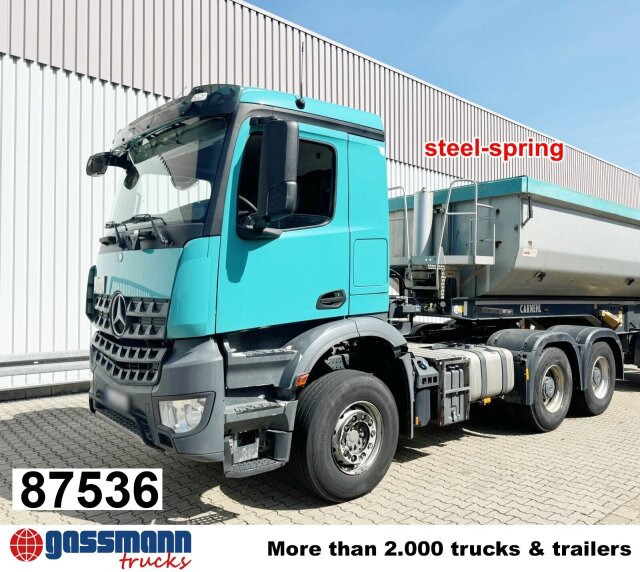 Mercedes-Benz Arocs 3343 S 6x4, Full Steel, 3x Vorhanden! - Влекач: снимка 1 Mercedes-Benz Arocs 3343 S 6x4, Full Steel, 3x Vorhanden! - Влекач: снимка 1