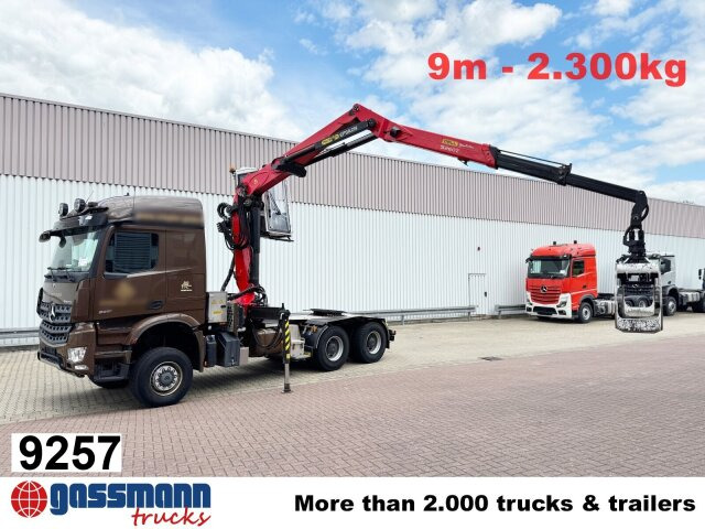 Mercedes-Benz Arocs 3351 LS 6x6, Grounder, MirrorCam, Navi, - Влекач: снимка 1 Mercedes-Benz Arocs 3351 LS 6x6, Grounder, MirrorCam, Navi, - Влекач: снимка 1