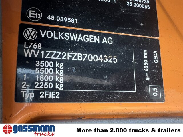 Volkswagen Crafter 2.5 TDI 4x2 Doka, Meiller Kipper - Самосвал камион: снимка 2 Volkswagen Crafter 2.5 TDI 4x2 Doka, Meiller Kipper - Самосвал камион: снимка 2