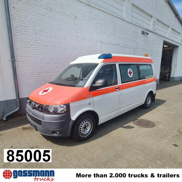 Volkswagen T5 2.0 TDI, Krankenwagen - Линейка: снимка 1 Volkswagen T5 2.0 TDI, Krankenwagen - Линейка: снимка 1
