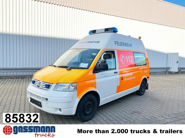 Volkswagen T5 2.5 TDI 4x2, Krankenwagen - Линейка: снимка 1 Volkswagen T5 2.5 TDI 4x2, Krankenwagen - Линейка: снимка 1