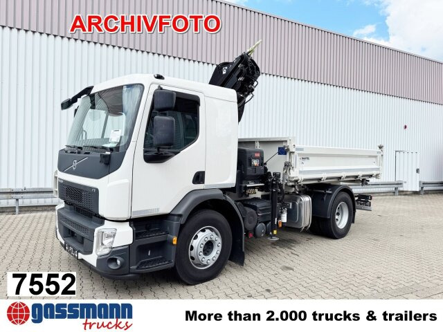 Volvo FL 280 4x4 mit 10-13 m/t Kran - Самосвал камион, Камион с кран: снимка 1 Volvo FL 280 4x4 mit 10-13 m/t Kran - Самосвал камион, Камион с кран: снимка 1