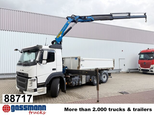 Volvo FM 460 6x2, Lenk-/Liftachse, Alu-Bordwände, - Самосвал камион, Камион с кран: снимка 1 Volvo FM 460 6x2, Lenk-/Liftachse, Alu-Bordwände, - Самосвал камион, Камион с кран: снимка 1
