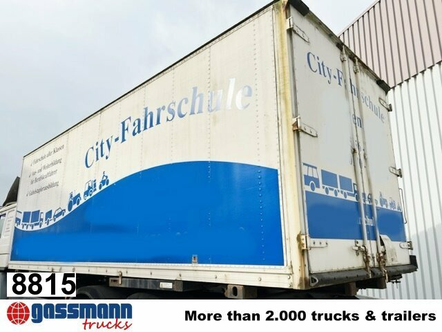 Wechselbrücke Koffer, Ex-Fahrschule - Каросерия - фургон: снимка 1 Wechselbrücke Koffer, Ex-Fahrschule - Каросерия - фургон: снимка 1