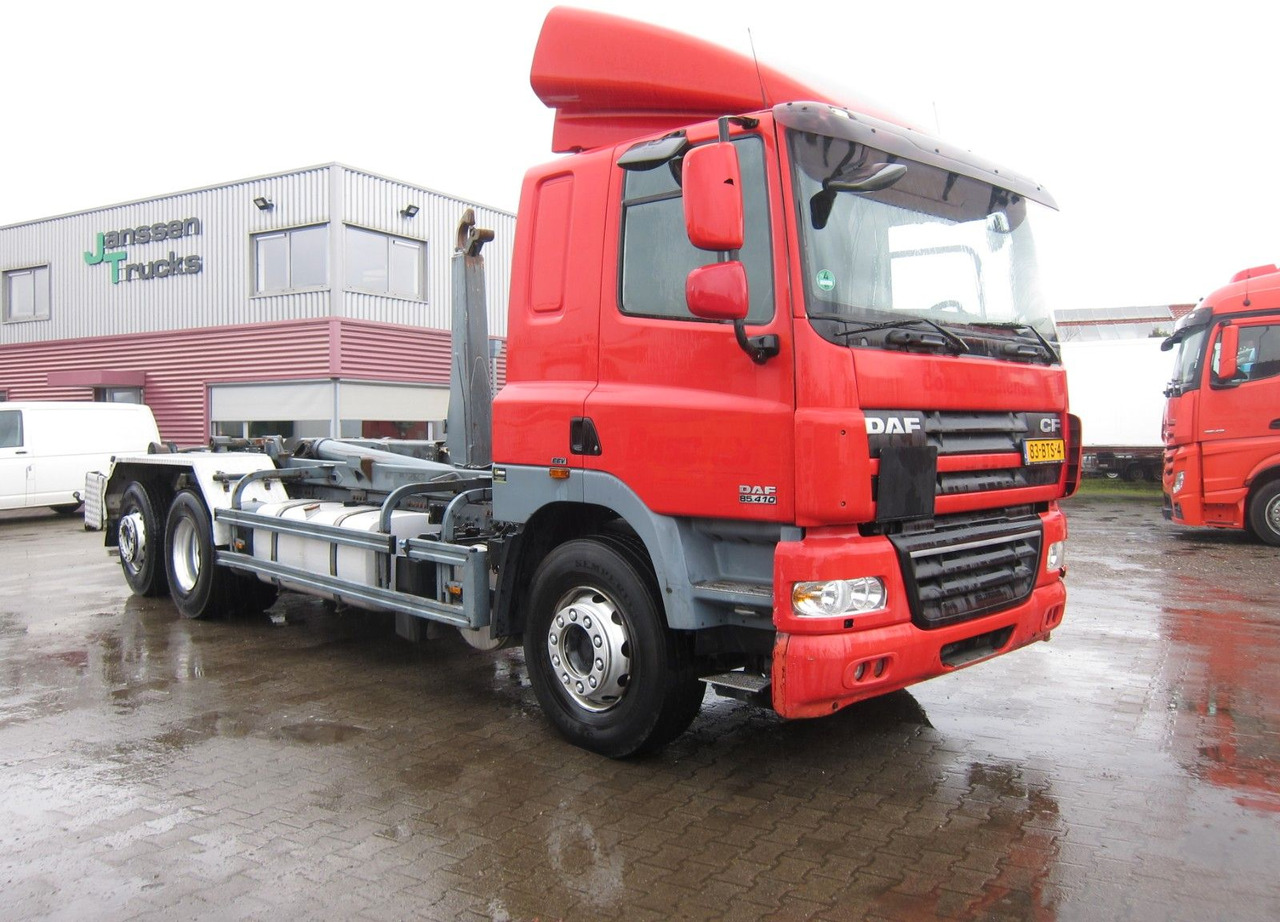 DAF CF 85 410 6X2*4 Meiller Haken Manual Retarder - Мултилифт с кука камион: снимка 1 DAF CF 85 410 6X2*4 Meiller Haken Manual Retarder - Мултилифт с кука камион: снимка 1