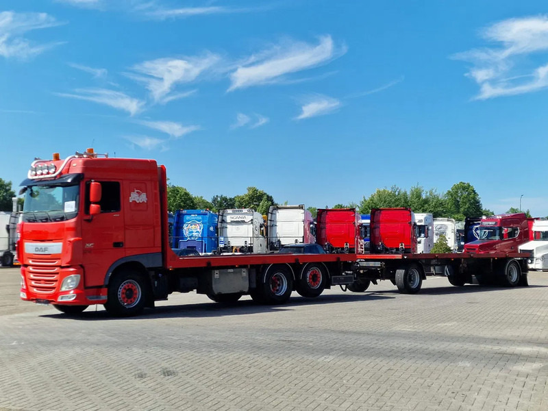 DAF XF 410 6x2 SpaceCab - Flatbed - Euro 6 + 2 axle trailer BPW - Бордови камион: снимка 3 DAF XF 410 6x2 SpaceCab - Flatbed - Euro 6 + 2 axle trailer BPW - Бордови камион: снимка 3