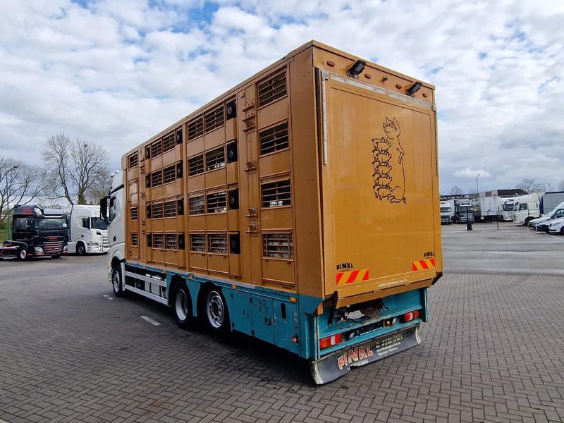 Mercedes-Benz Actros 2545 6x2 Finkl 4 stock livestock box - 65.30 M2 - Water & Ventilation - Retarder - Full air - За превоз на животни камион: снимка 5 Mercedes-Benz Actros 2545 6x2 Finkl 4 stock livestock box - 65.30 M2 - Water & Ventilation - Retarder - Full air - За превоз на животни камион: снимка 5