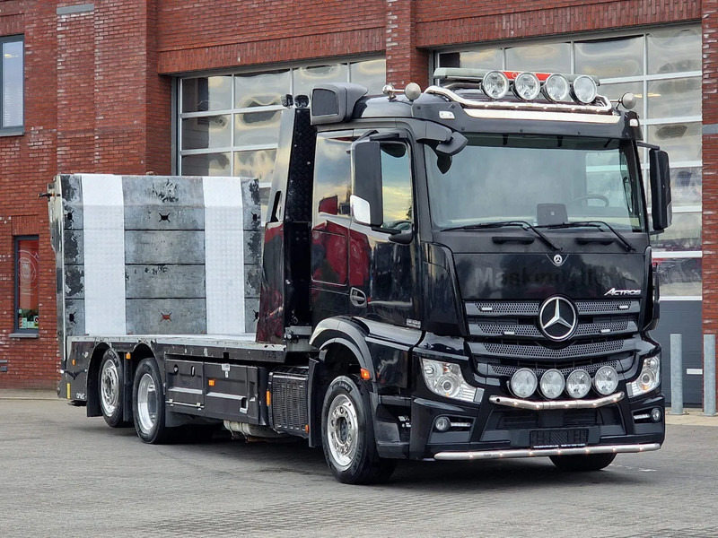 Mercedes-Benz Actros 2553 6x2 - Flabad hydraulic ramps/extension - Winch - Camera - Machine mover - Автовоз камион: снимка 2 Mercedes-Benz Actros 2553 6x2 - Flabad hydraulic ramps/extension - Winch - Camera - Machine mover - Автовоз камион: снимка 2