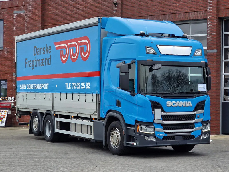 Scania P450 Highline 6x2*4 - Zepro loadlift - Steering axle - 5.15 WB - Full air - - Камион с брезент: снимка 1 Scania P450 Highline 6x2*4 - Zepro loadlift - Steering axle - 5.15 WB - Full air - - Камион с брезент: снимка 1