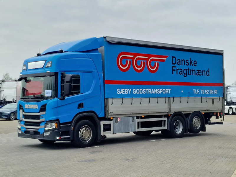 Scania P450 Highline 6x2*4 - Zepro loadlift - Steering axle - 5.15 WB - Full air - - Камион с брезент: снимка 3 Scania P450 Highline 6x2*4 - Zepro loadlift - Steering axle - 5.15 WB - Full air - - Камион с брезент: снимка 3