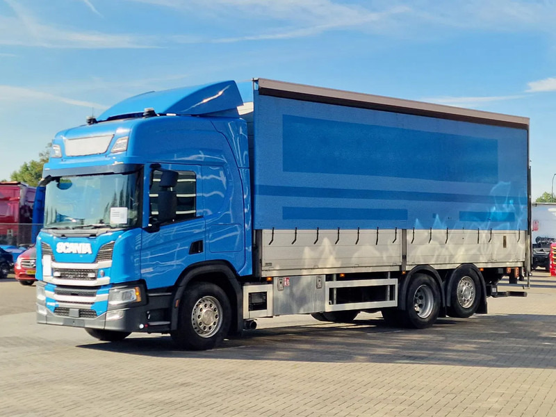 Scania P450 Highline 6x2*4 - Zepro loadlift - Steering axle - 5.15 WB - Full air - - Камион с брезент: снимка 3 Scania P450 Highline 6x2*4 - Zepro loadlift - Steering axle - 5.15 WB - Full air - - Камион с брезент: снимка 3