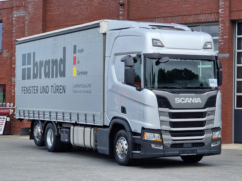 Scania R410 Highline 6x2 - Curtain sider - Retarder - Night clima - Forklift connection - Камион с брезент: снимка 1 Scania R410 Highline 6x2 - Curtain sider - Retarder - Night clima - Forklift connection - Камион с брезент: снимка 1