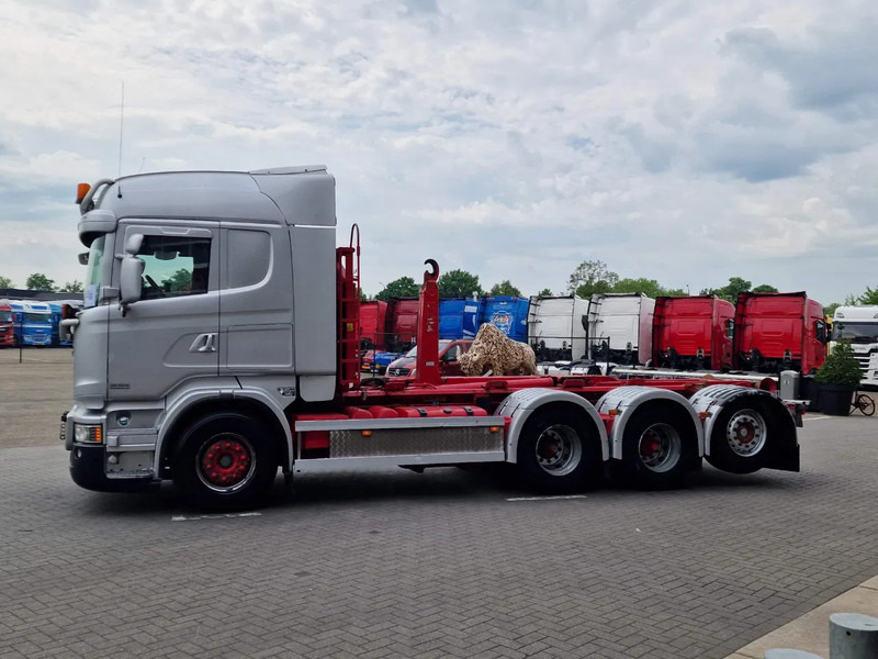 Scania R490 8x4*4 - HIAB XR24SL58 24T hooklift - Euro 6 - Full air - Steering axle - Мултилифт с кука камион: снимка 4 Scania R490 8x4*4 - HIAB XR24SL58 24T hooklift - Euro 6 - Full air - Steering axle - Мултилифт с кука камион: снимка 4