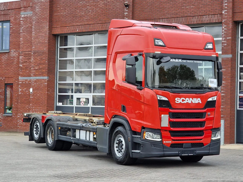 Scania R500 NGS 6x2 - BDF - Retarder - 4.95 WB - Full air - Fridge - Navi - Led - Контейнеровоз/ Сменна каросерия камион: снимка 1 Scania R500 NGS 6x2 - BDF - Retarder - 4.95 WB - Full air - Fridge - Navi - Led - Контейнеровоз/ Сменна каросерия камион: снимка 1