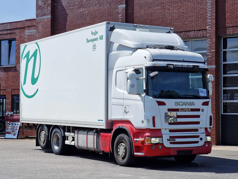 Scania R500 V8 Highline 6x2*4 - Box with side doors - Loadlift - Manual gearbox with retarder - Full air - Steering axle - Камион фургон: снимка 1 Scania R500 V8 Highline 6x2*4 - Box with side doors - Loadlift - Manual gearbox with retarder - Full air - Steering axle - Камион фургон: снимка 1