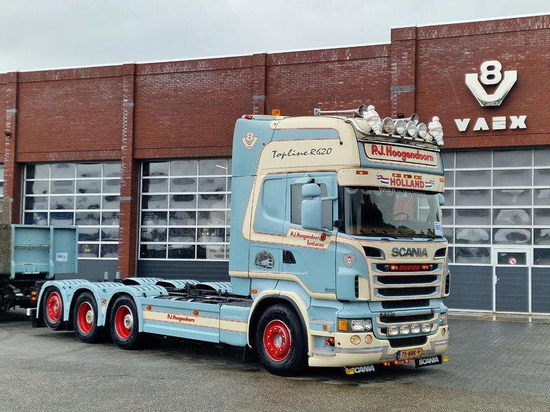 Scania R620 Topline 8x4 - Retarder - Full air - Custom interior - Show truck - HUB reduction - Шаси кабина: снимка 1 Scania R620 Topline 8x4 - Retarder - Full air - Custom interior - Show truck - HUB reduction - Шаси кабина: снимка 1