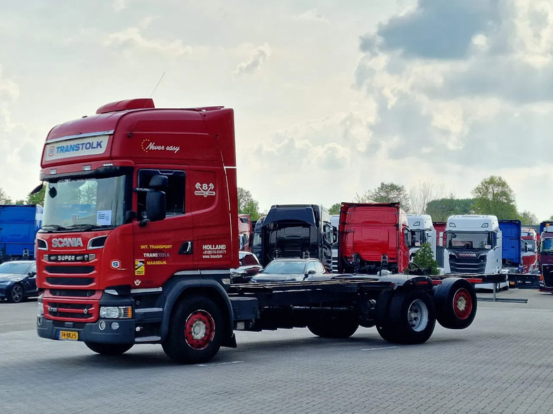 Scania R730 Topline 6x2*4 - Retarder - King of the Road - Night clima - Steering axle - Leather - Шаси кабина: снимка 3 Scania R730 Topline 6x2*4 - Retarder - King of the Road - Night clima - Steering axle - Leather - Шаси кабина: снимка 3