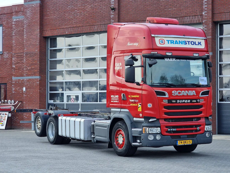 Scania R730 Topline 6x2*4 - Retarder - King of the Road - Night clima - Steering axle - Leather - Шаси кабина: снимка 1 Scania R730 Topline 6x2*4 - Retarder - King of the Road - Night clima - Steering axle - Leather - Шаси кабина: снимка 1