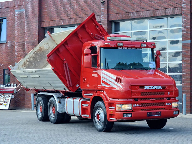 Scania T124-420 6x4 - Tipper - Retarder - Full steel - HUB Reduction - Manual gearbox - Самосвал камион: снимка 2 Scania T124-420 6x4 - Tipper - Retarder - Full steel - HUB Reduction - Manual gearbox - Самосвал камион: снимка 2