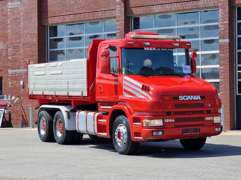 Scania T124-420 6x4 - Tipper - Retarder - Full steel - HUB Reduction - Manual gearbox - Самосвал камион: снимка 3 Scania T124-420 6x4 - Tipper - Retarder - Full steel - HUB Reduction - Manual gearbox - Самосвал камион: снимка 3