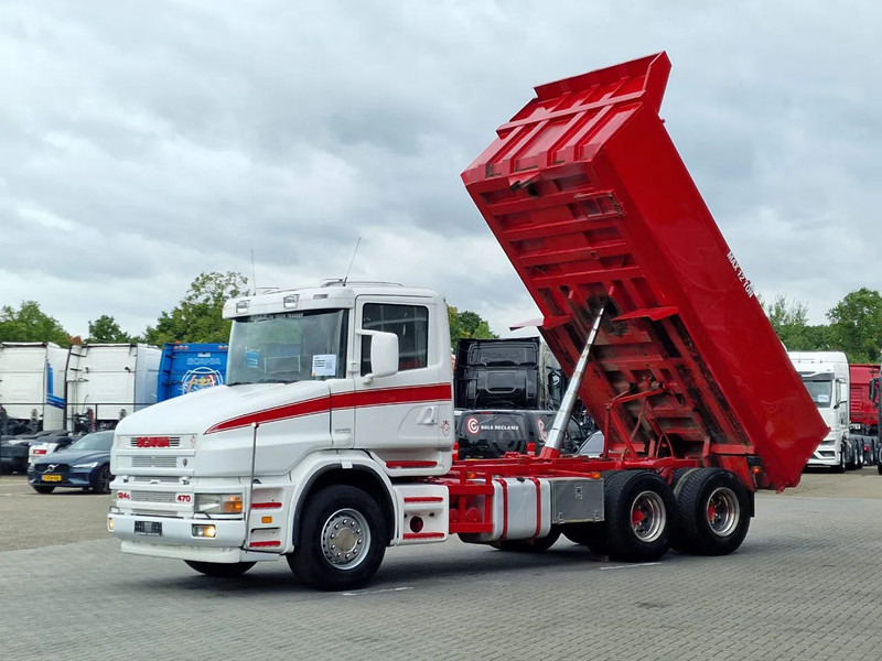 Scania T124-470 6x2 - Tipper - Manual gearbox - Full steel - Robson Drive - New Engine - Torpedo/Hauber - Самосвал камион: снимка 4 Scania T124-470 6x2 - Tipper - Manual gearbox - Full steel - Robson Drive - New Engine - Torpedo/Hauber - Самосвал камион: снимка 4