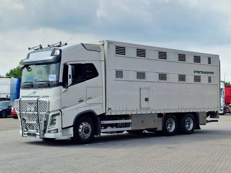 Volvo FH 16.750 6x6/6x4 2 deck livestock - Full air - VEB + - За превоз на животни камион: снимка 5 Volvo FH 16.750 6x6/6x4 2 deck livestock - Full air - VEB + - За превоз на животни камион: снимка 5