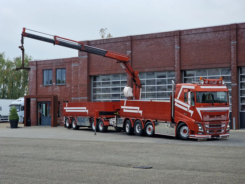 Volvo FH 16.750 8x2*6 - Palfinger PK15002 Crane/Grua - Show truck + Trailer - - Камион с кран: снимка 1 Volvo FH 16.750 8x2*6 - Palfinger PK15002 Crane/Grua - Show truck + Trailer - - Камион с кран: снимка 1