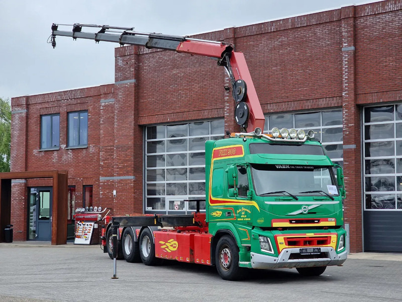 Volvo FMX 500 8x4*4 - HMF 2820 K5 Crane - Sawo Cable system - 3 sides Tipping - Euro 6 - Камион с кабелна система, Камион с кран: снимка 1 Volvo FMX 500 8x4*4 - HMF 2820 K5 Crane - Sawo Cable system - 3 sides Tipping - Euro 6 - Камион с кабелна система, Камион с кран: снимка 1