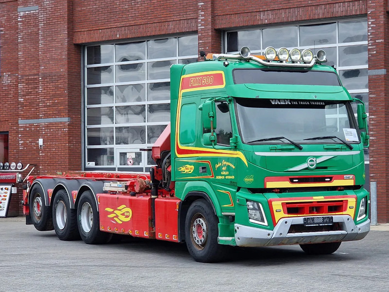 Volvo FMX 500 8x4*4 - HMF 2820 K5 Crane - Sawo Cable system - 3 sides Tipping - Euro 6 - Камион с кабелна система, Камион с кран: снимка 2 Volvo FMX 500 8x4*4 - HMF 2820 K5 Crane - Sawo Cable system - 3 sides Tipping - Euro 6 - Камион с кабелна система, Камион с кран: снимка 2