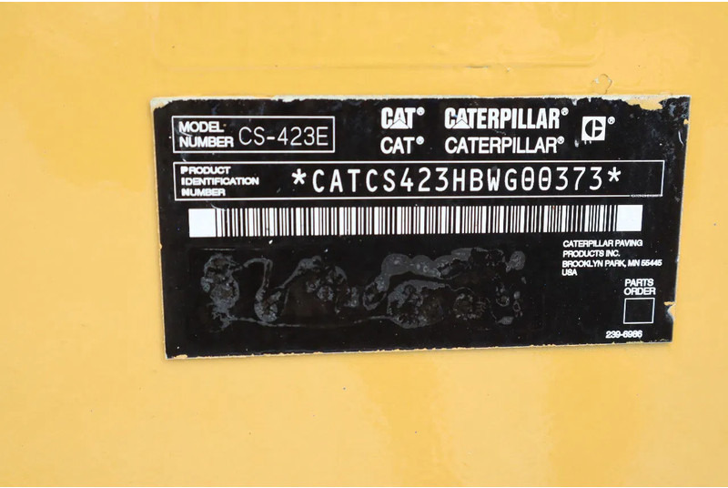 Валяк Caterpillar CS423 E | AIRCO | GOOD WORKING | BW 177: снимка 20