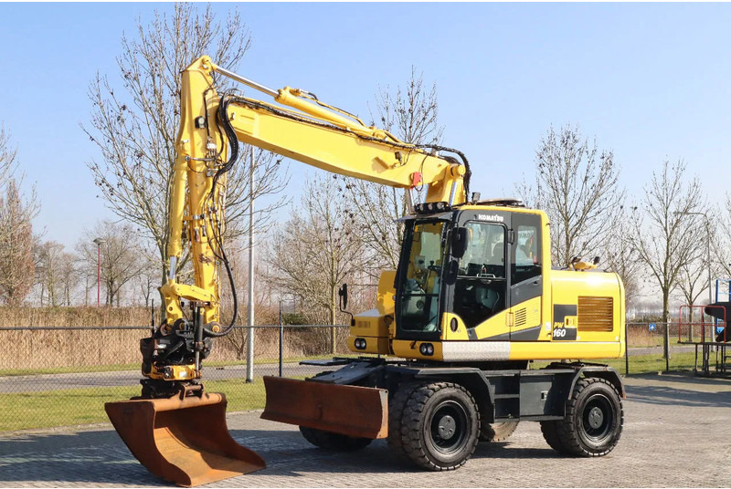 Komatsu PW160-11 | ENGCON TILTROTATOR | BUCKET | TRAILER HYDR. - Колесен багер: снимка 2 Komatsu PW160-11 | ENGCON TILTROTATOR | BUCKET | TRAILER HYDR. - Колесен багер: снимка 2