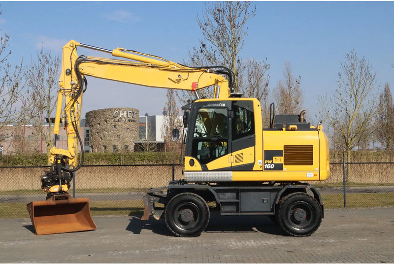 Komatsu PW160-11 | ENGCON TILTROTATOR | BUCKET | TRAILER HYDR. - Колесен багер: снимка 1 Komatsu PW160-11 | ENGCON TILTROTATOR | BUCKET | TRAILER HYDR. - Колесен багер: снимка 1