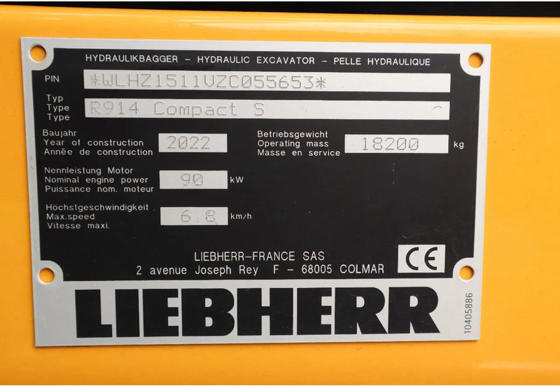 Верижен багер Liebherr R914 COMPACT S | ROTOTILT | 3X BUCKET | DOZERBLADE: снимка 20