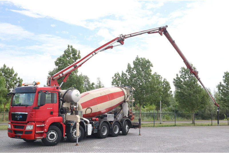 MAN TGS 50.440 | 10X4*6 | SARAKA 28 METER | 8M3 MIXER - Бетон помпа: снимка 1 MAN TGS 50.440 | 10X4*6 | SARAKA 28 METER | 8M3 MIXER - Бетон помпа: снимка 1