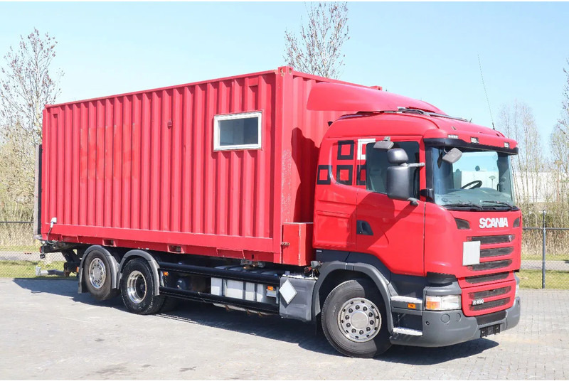Scania R490 | 6X2 | RETARDER | BDF | MOBILE WORKSHOP | WERKSTATT - Контейнеровоз/ Сменна каросерия камион: снимка 3 Scania R490 | 6X2 | RETARDER | BDF | MOBILE WORKSHOP | WERKSTATT - Контейнеровоз/ Сменна каросерия камион: снимка 3