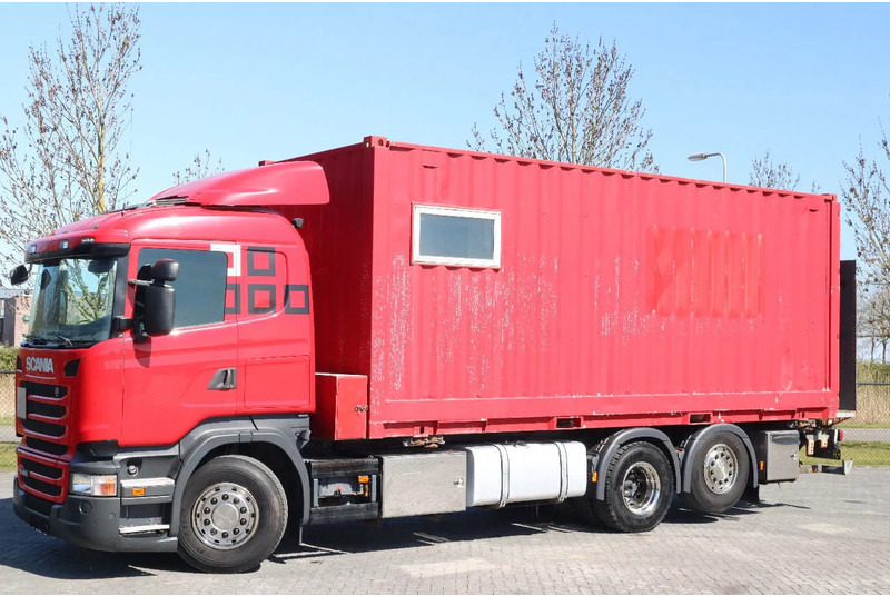 Scania R490 | 6X2 | RETARDER | BDF | MOBILE WORKSHOP | WERKSTATT - Контейнеровоз/ Сменна каросерия камион: снимка 1 Scania R490 | 6X2 | RETARDER | BDF | MOBILE WORKSHOP | WERKSTATT - Контейнеровоз/ Сменна каросерия камион: снимка 1