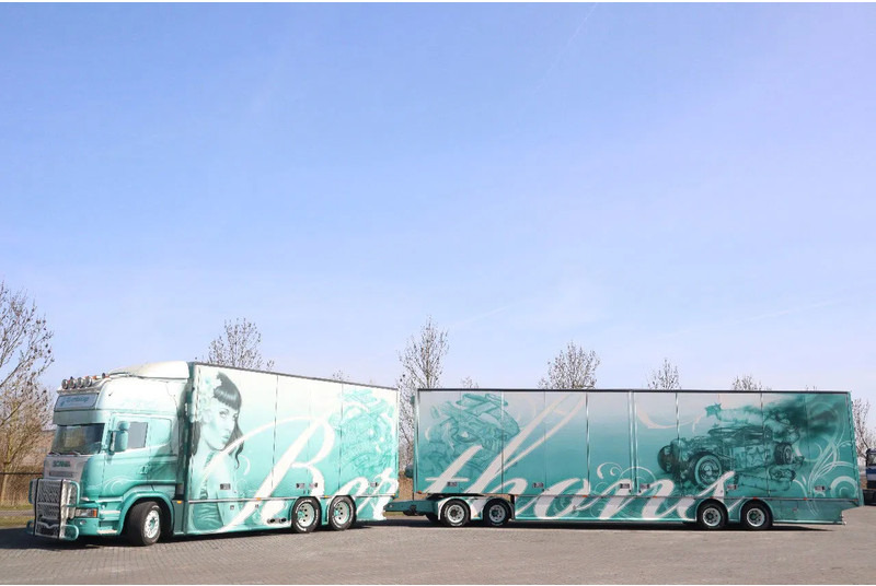 Scania R560 V8 R560 | BERTHONS HOT ROD | CUSTOM SPECIAL TRUCK - Затворена каросерия полуремарке: снимка 2 Scania R560 V8 R560 | BERTHONS HOT ROD | CUSTOM SPECIAL TRUCK - Затворена каросерия полуремарке: снимка 2