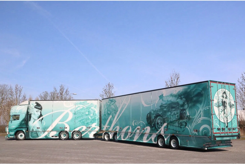 Scania R560 V8 R560 | BERTHONS HOT ROD | CUSTOM SPECIAL TRUCK - Затворена каросерия полуремарке: снимка 4 Scania R560 V8 R560 | BERTHONS HOT ROD | CUSTOM SPECIAL TRUCK - Затворена каросерия полуремарке: снимка 4