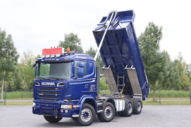 Scania R580 V8 | FULL STEEL | BIG AXLES | RETARDER | EURO 6 - Самосвал камион: снимка 1 Scania R580 V8 | FULL STEEL | BIG AXLES | RETARDER | EURO 6 - Самосвал камион: снимка 1
