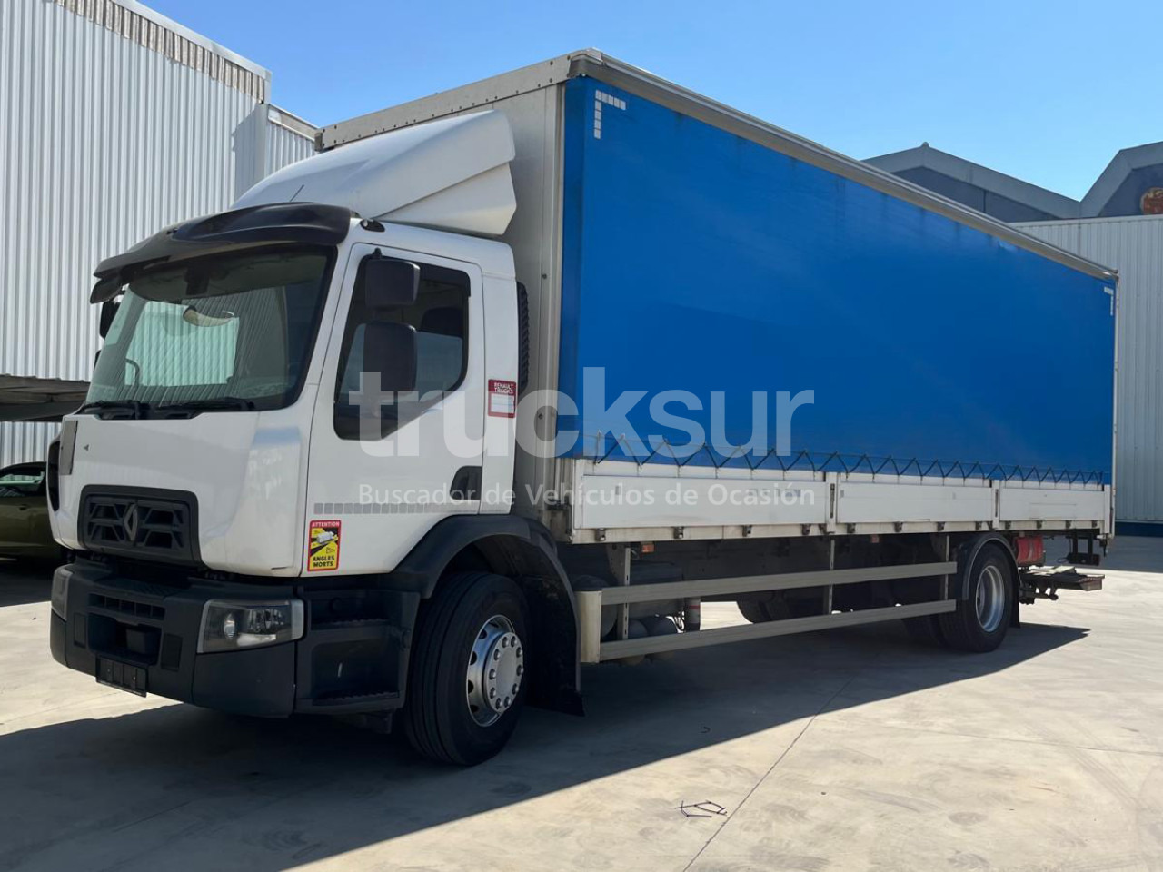 RENAULT D18.320 - Камион с брезент: снимка 1 RENAULT D18.320 - Камион с брезент: снимка 1